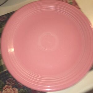 Vintage Fiesta Rose 11 3/4" Chop Plate Platter HLC 1986-2005 Fiestaware‎